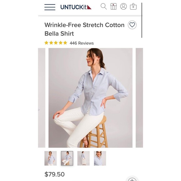 3 NWT women’s untuckit shirt bundle size 12 - Picture 9 of 11